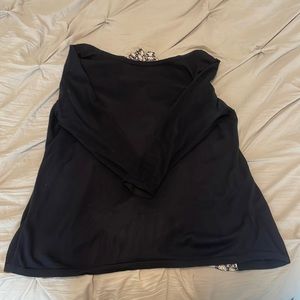 LOFT Top, Navy Blue and Purple- Size MP